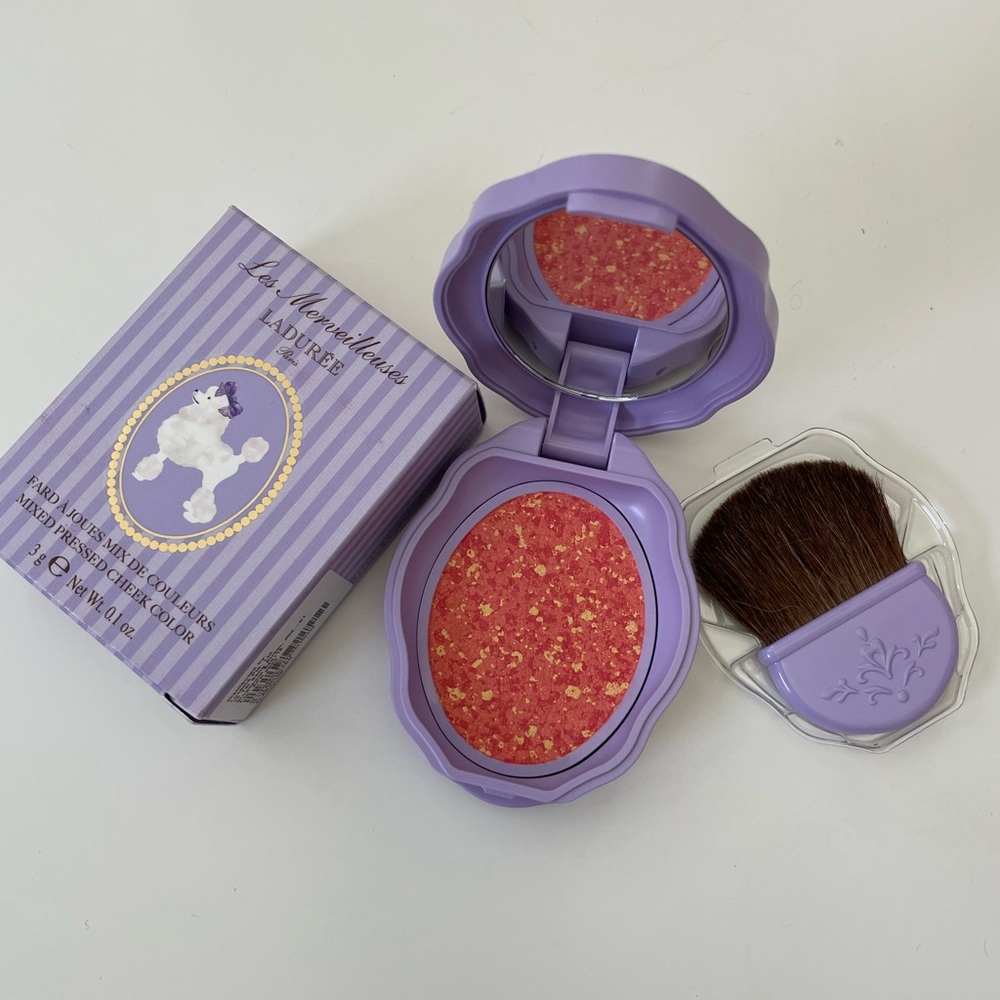 Laduree Blush with Brush 108 Mixed pressed cheek